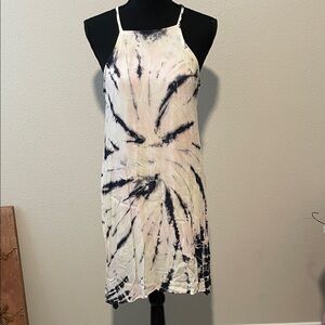Tie-Dye Halter Dress